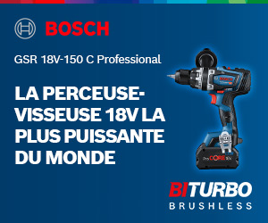 Perceuse sans fil la plus puissante du monde GSR 18V-150 C Bosch