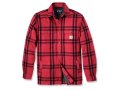 Relaxed Fit Flannel Sherpa-Lined Shirt Jac